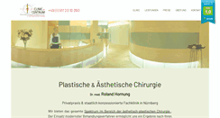 Desktop Screenshot of clinic-nbg.de
