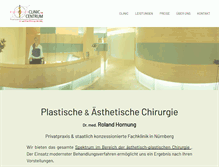 Tablet Screenshot of clinic-nbg.de